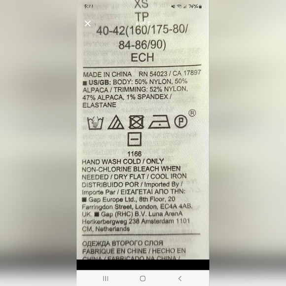 ☄️BANANA REPUBLIC Alpaca sweater for women - Picture 4 of 4